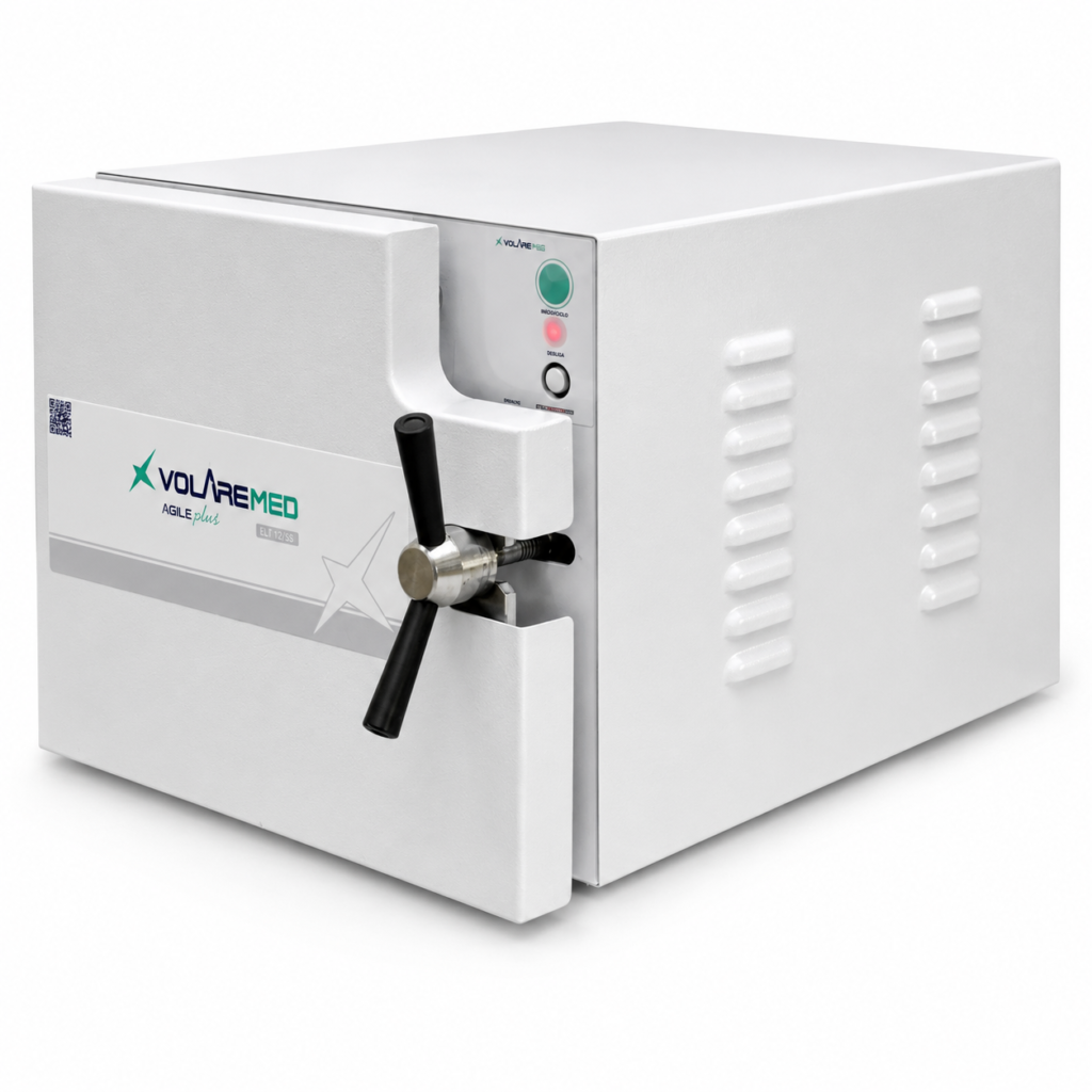 Autoclave horizontal VolareMed 21 litros para esterilização de instrumentais